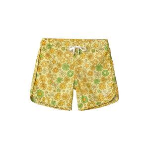 Seaesta Surf Boys  X Surfy Birdy Retro Daydream Boardshorts, Yellow